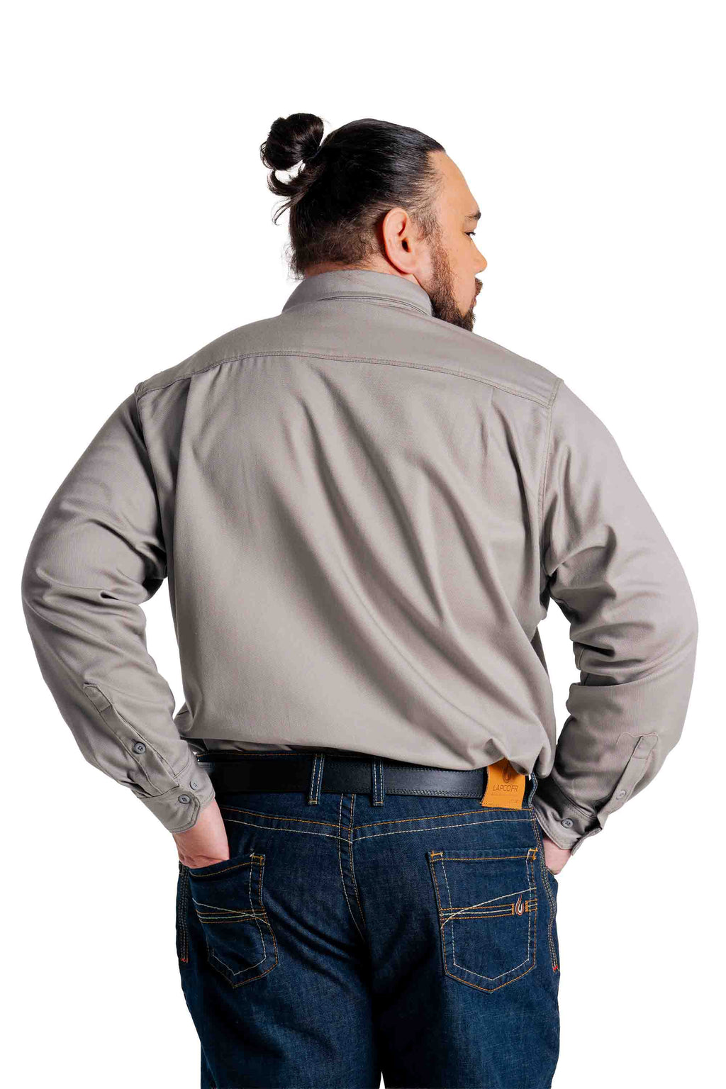 FR Uniform Shirt | 6oz. 88/12 Blend | Gray