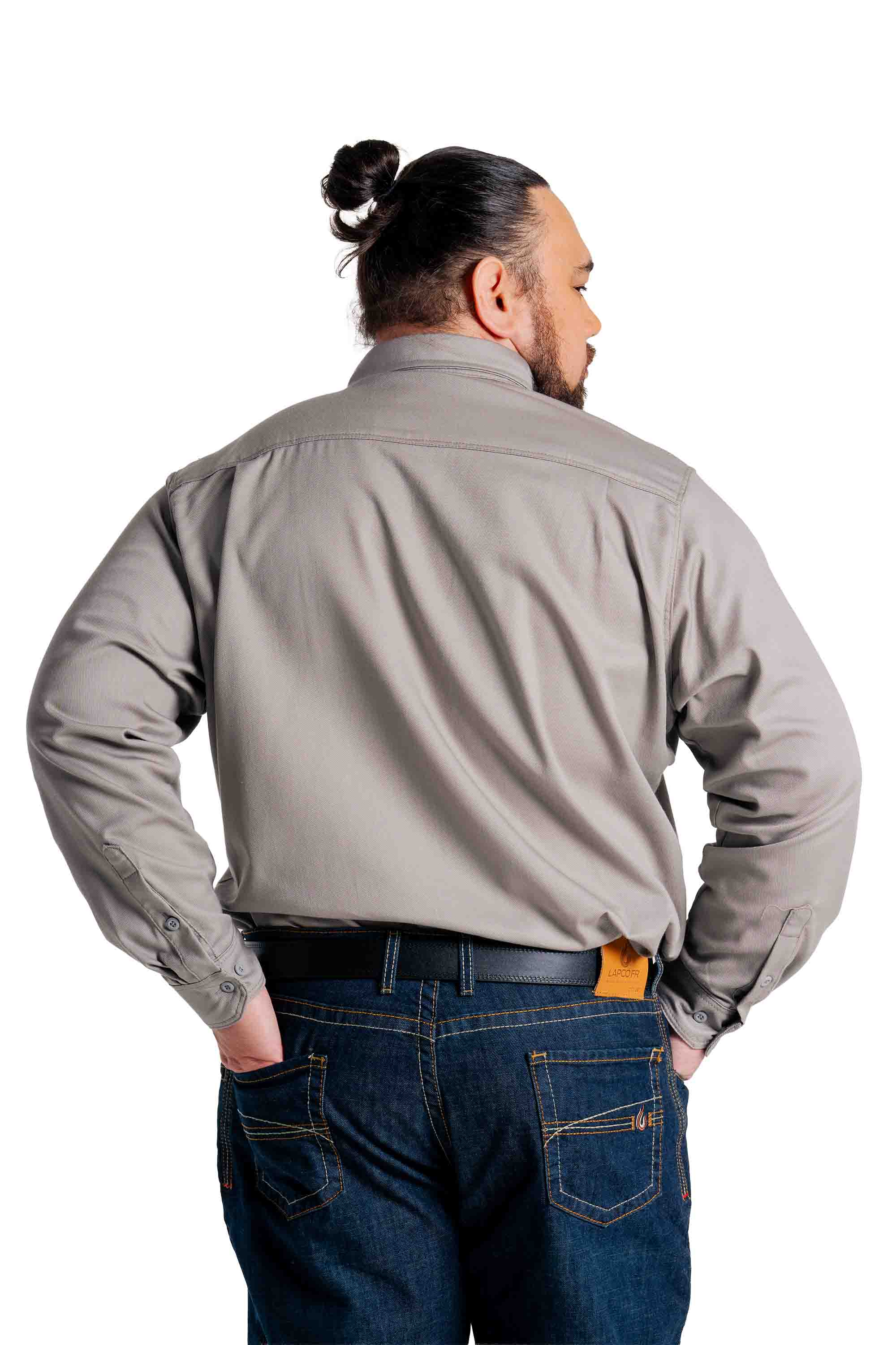 FR Uniform Shirt | 6oz. 88/12 Blend | Gray