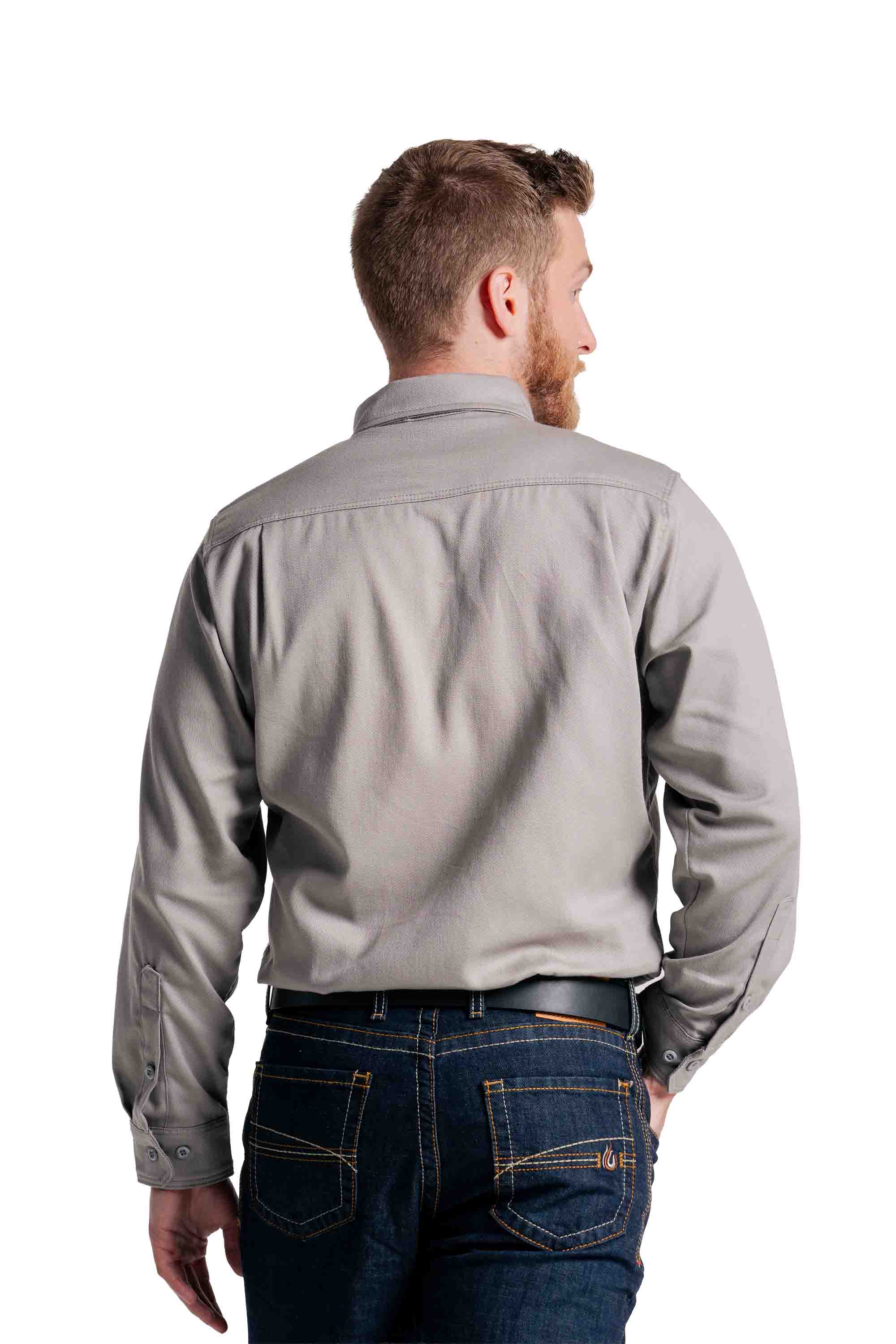 FR Uniform Shirt | 6oz. 88/12 Blend | Gray