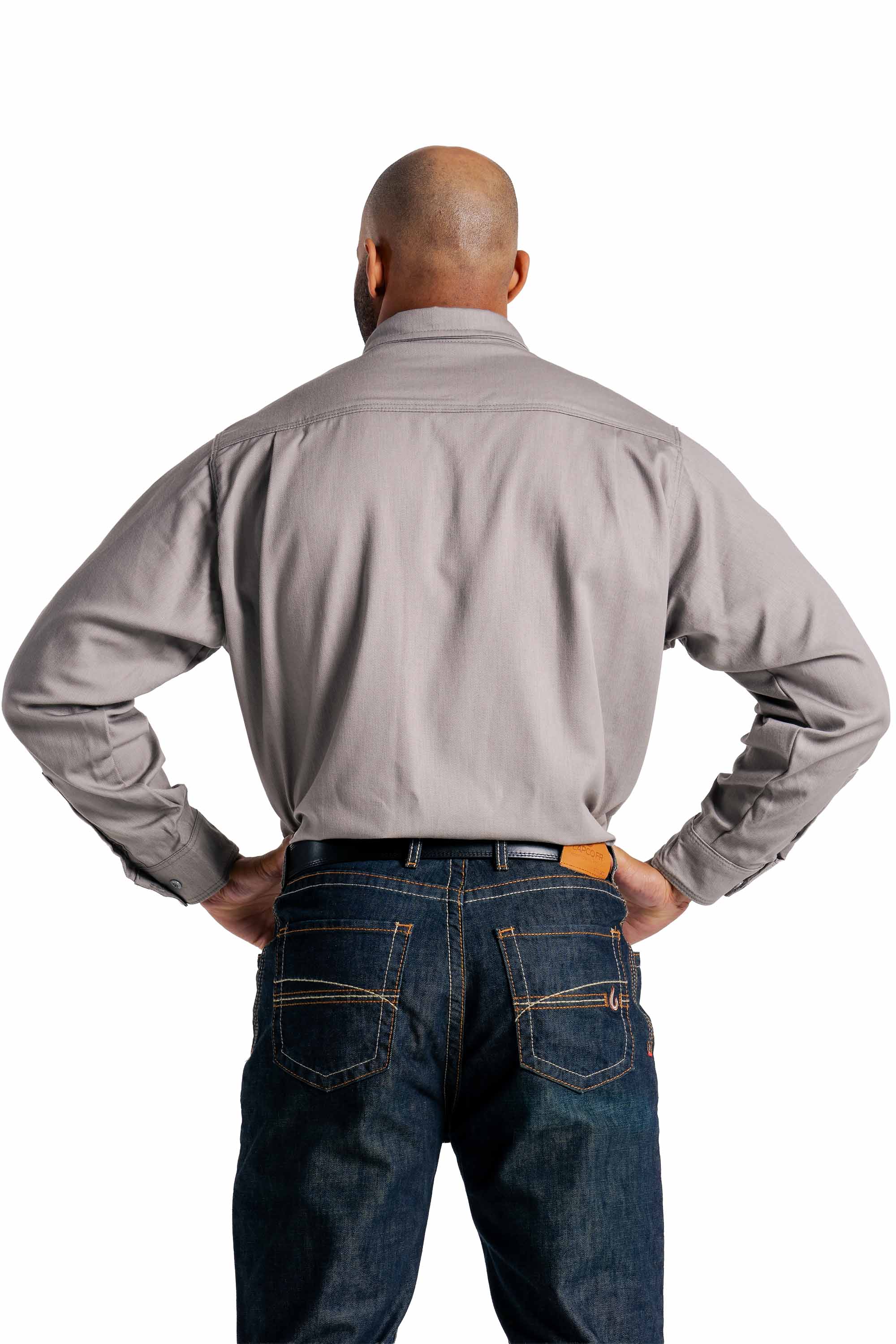 FR Uniform Shirt | 6oz. 88/12 Blend | Gray