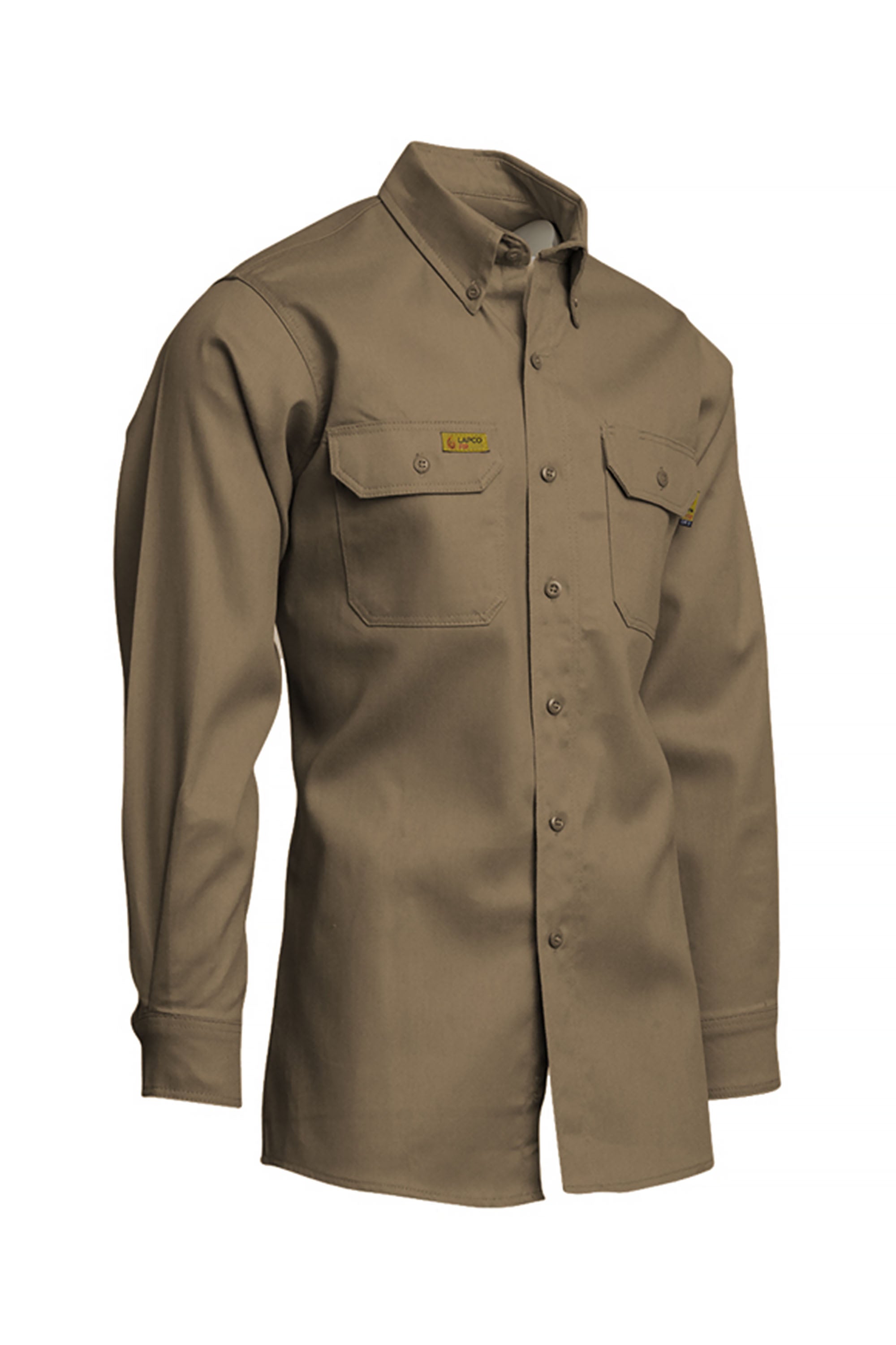 FR Uniform Shirt | 6oz. 88/12 Blend | Khaki