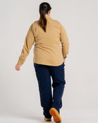 Women's FR Uniform Shirts made with 5oz. TecaSafe One® Inherent | Khaki