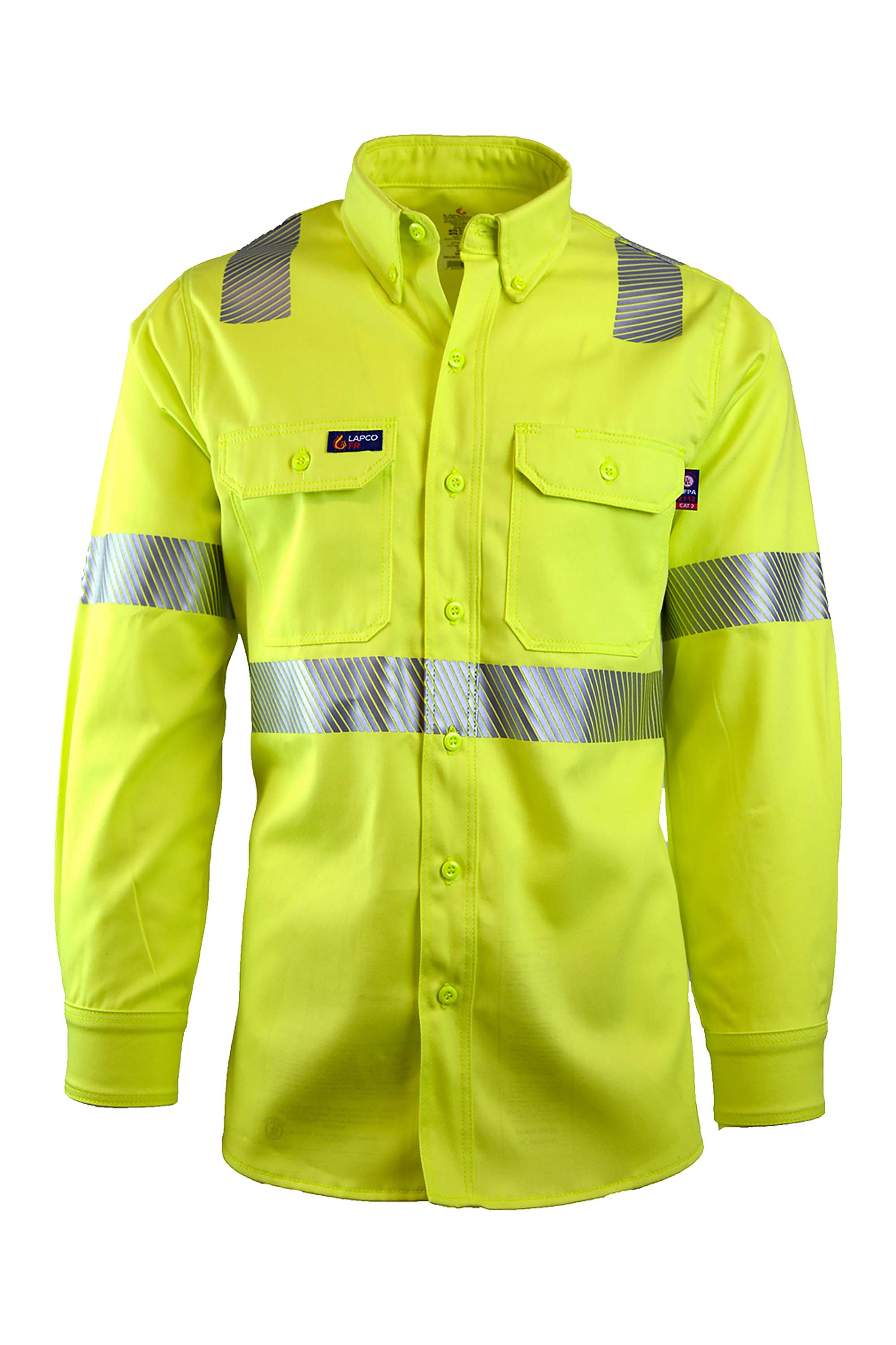 FR Uniform Shirt | Hi-Viz Class 2 | 7oz. 100% Cotton