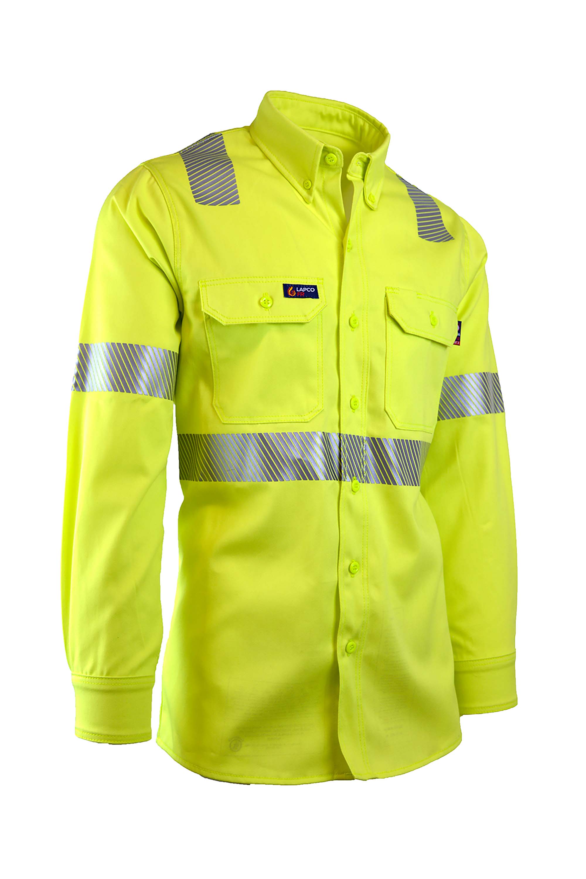 FR Uniform Shirt | Hi-Viz Class 2 | 7oz. 100% Cotton