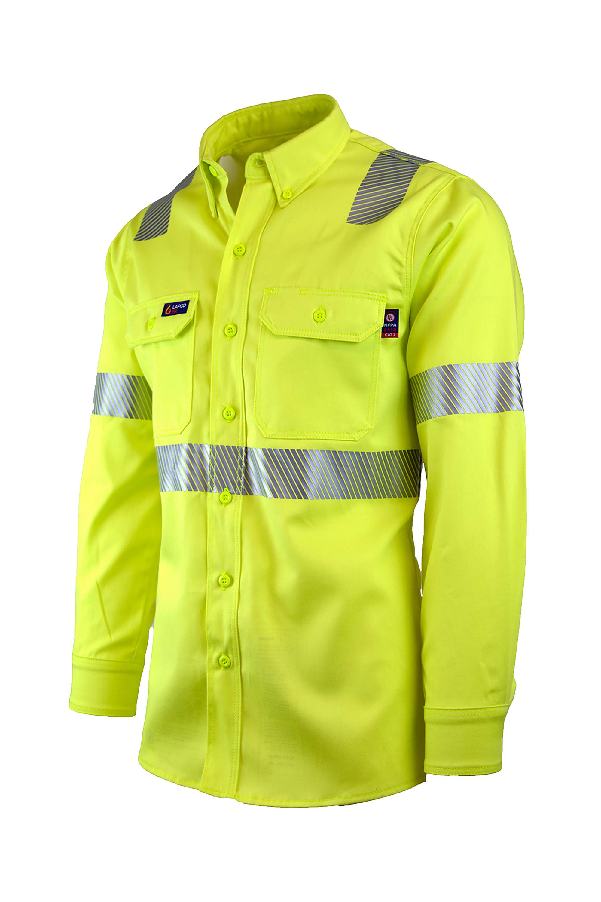 FR Uniform Shirt | Hi-Viz Class 2 | 7oz. 100% Cotton