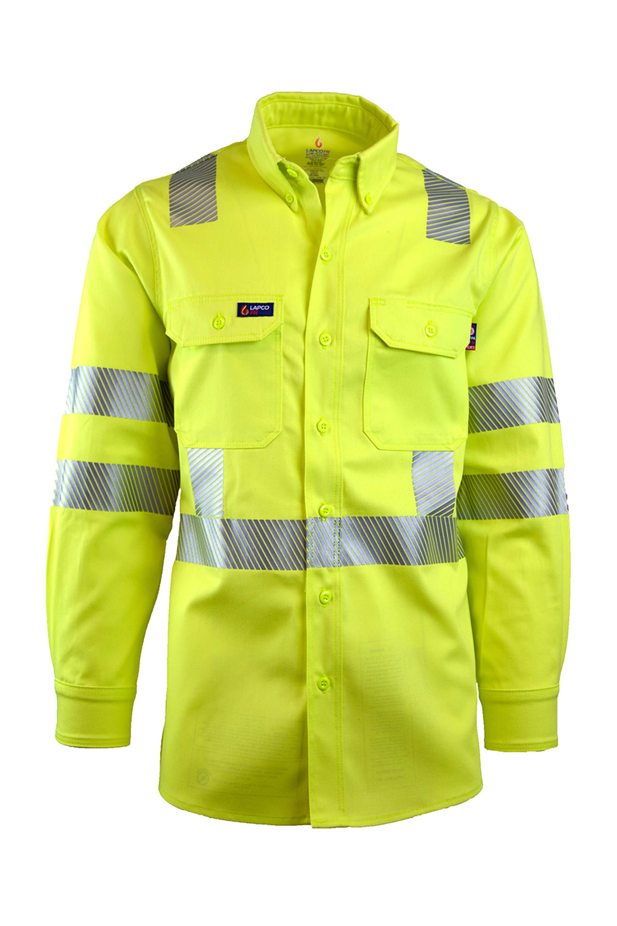 FR Uniform Shirt | Hi-Viz Class 3 | 7oz. 100% Cotton