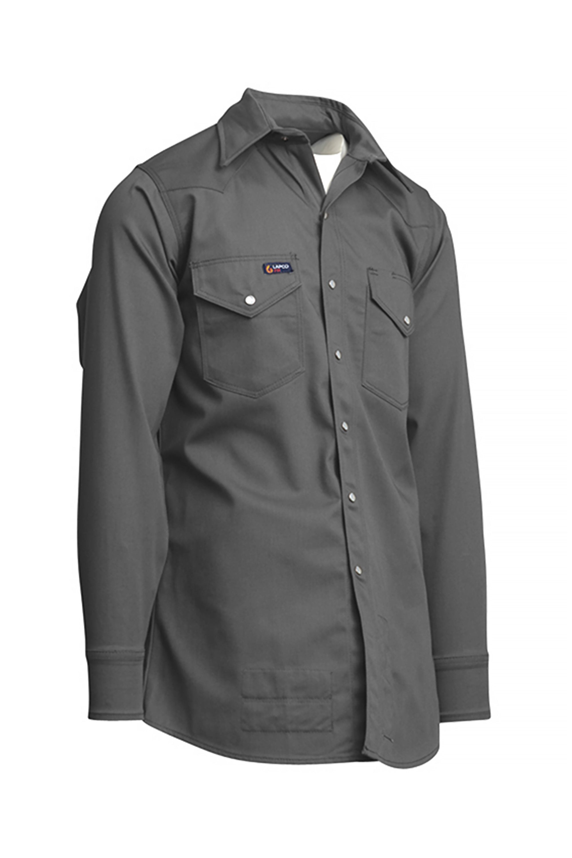 FR Western Shirt | 7oz. 100% Cotton | Gray