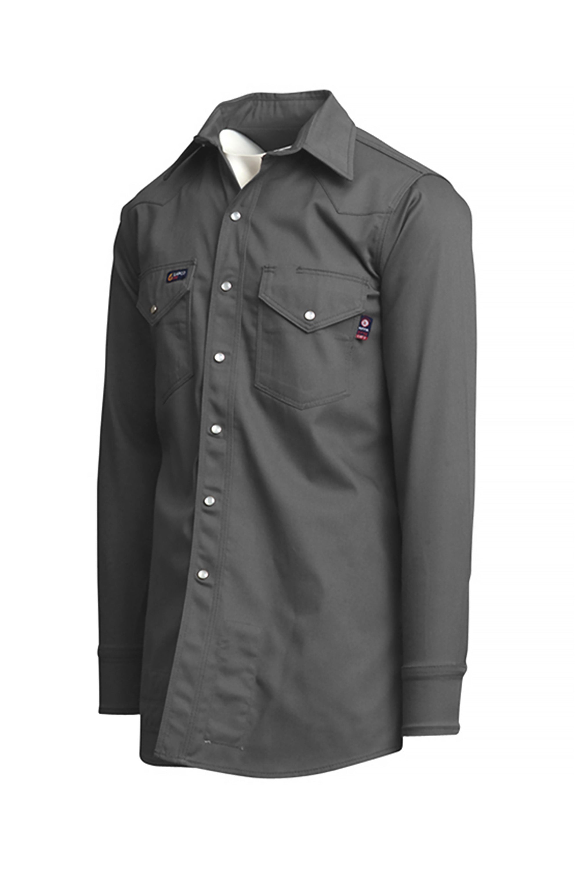 FR Western Shirt | 7oz. 100% Cotton | Gray