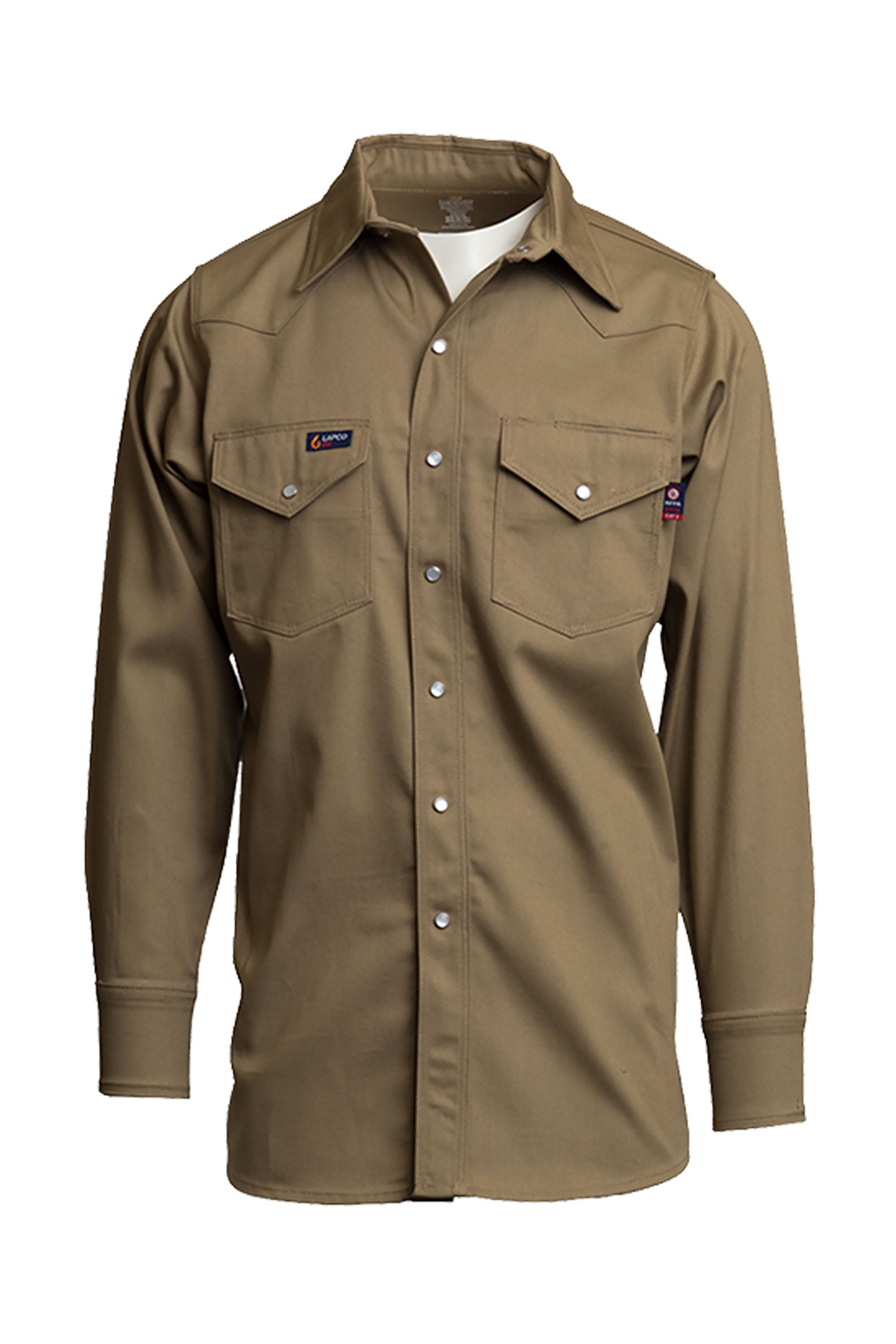 FR Western Shirt | 7oz. 100% Cotton | Khaki