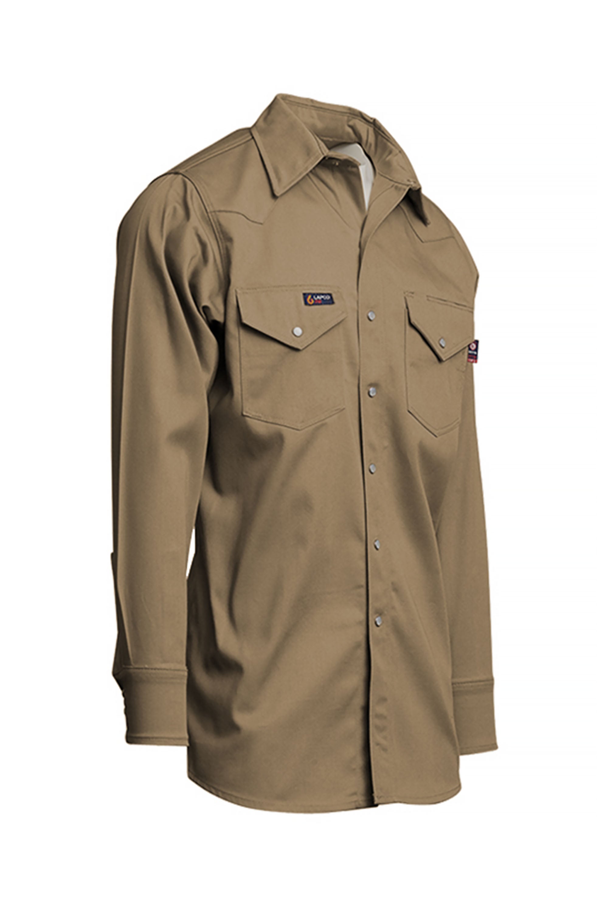 FR Western Shirt | 7oz. 100% Cotton | Khaki