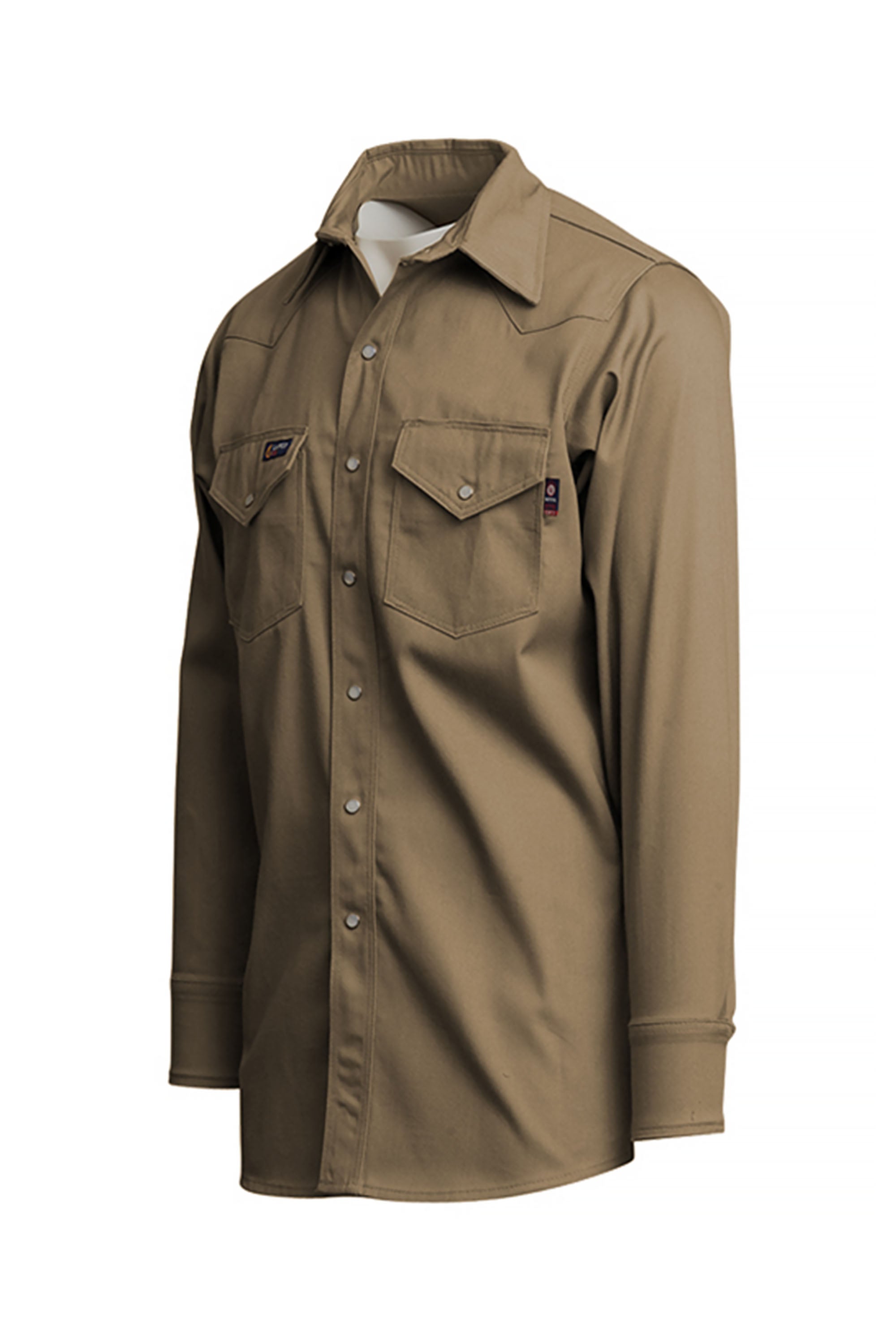 FR Western Shirt | 7oz. 100% Cotton | Khaki