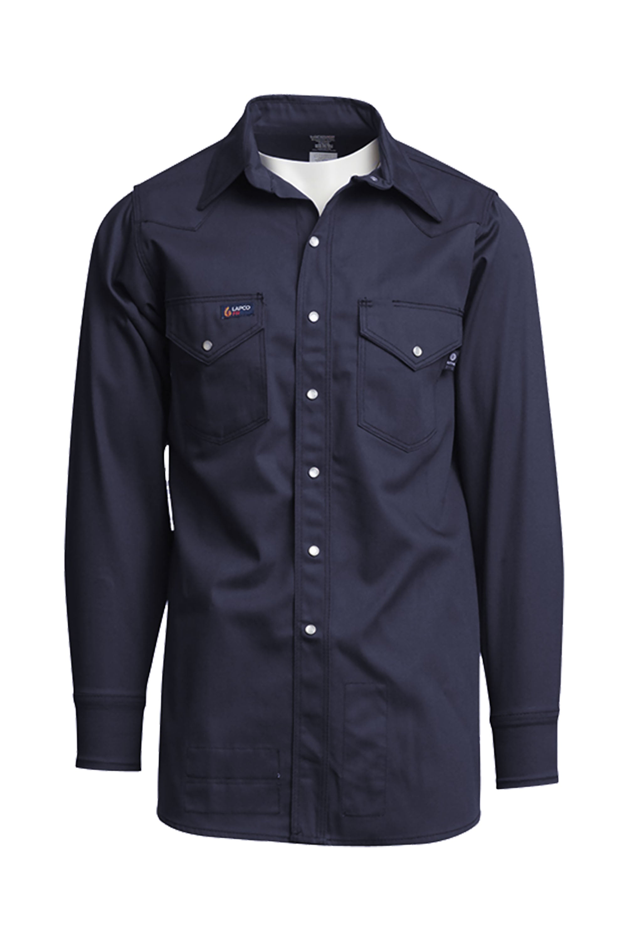FR Western Shirt | 7oz. 100% Cotton | Navy