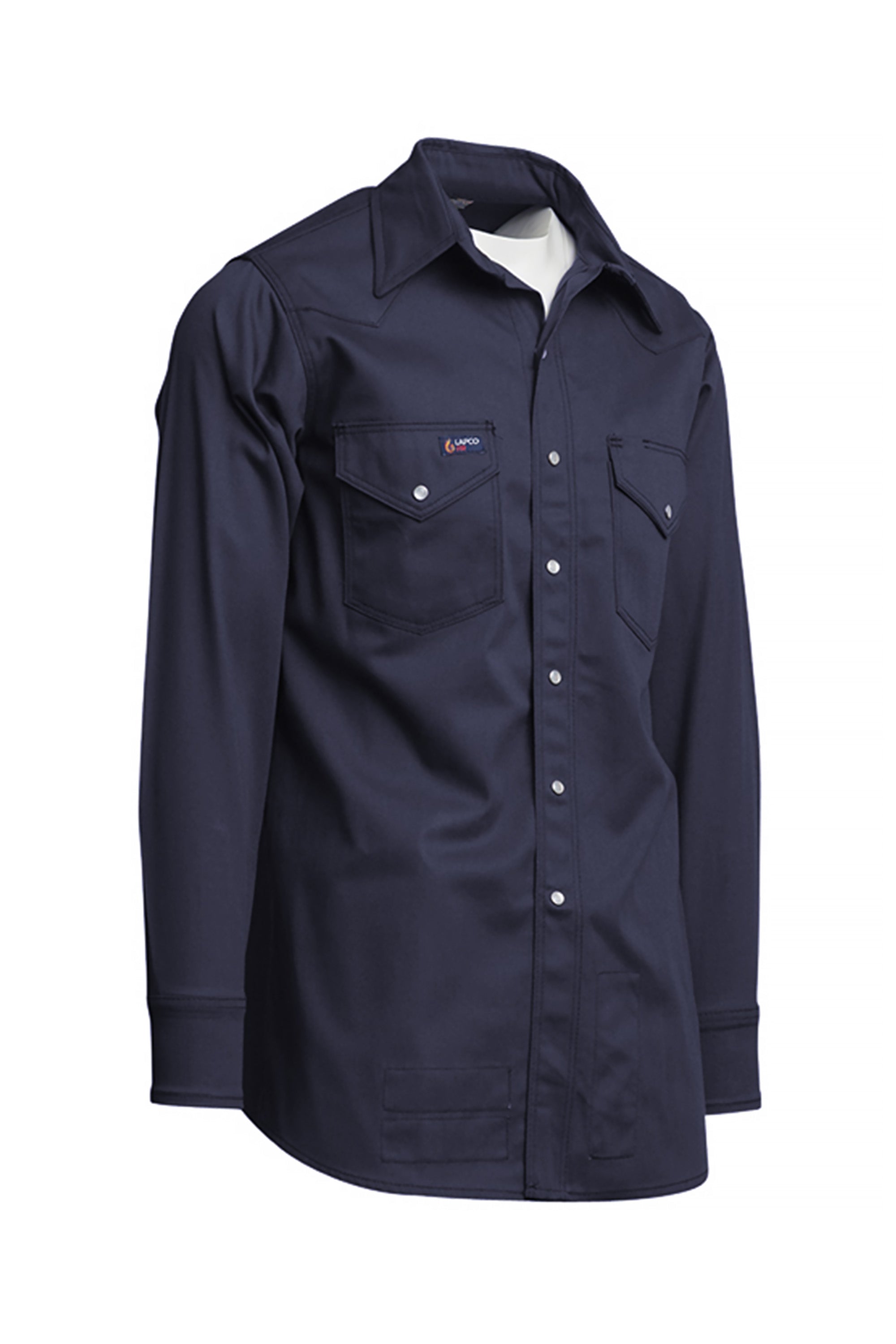 FR Western Shirt | 7oz. 100% Cotton | Navy