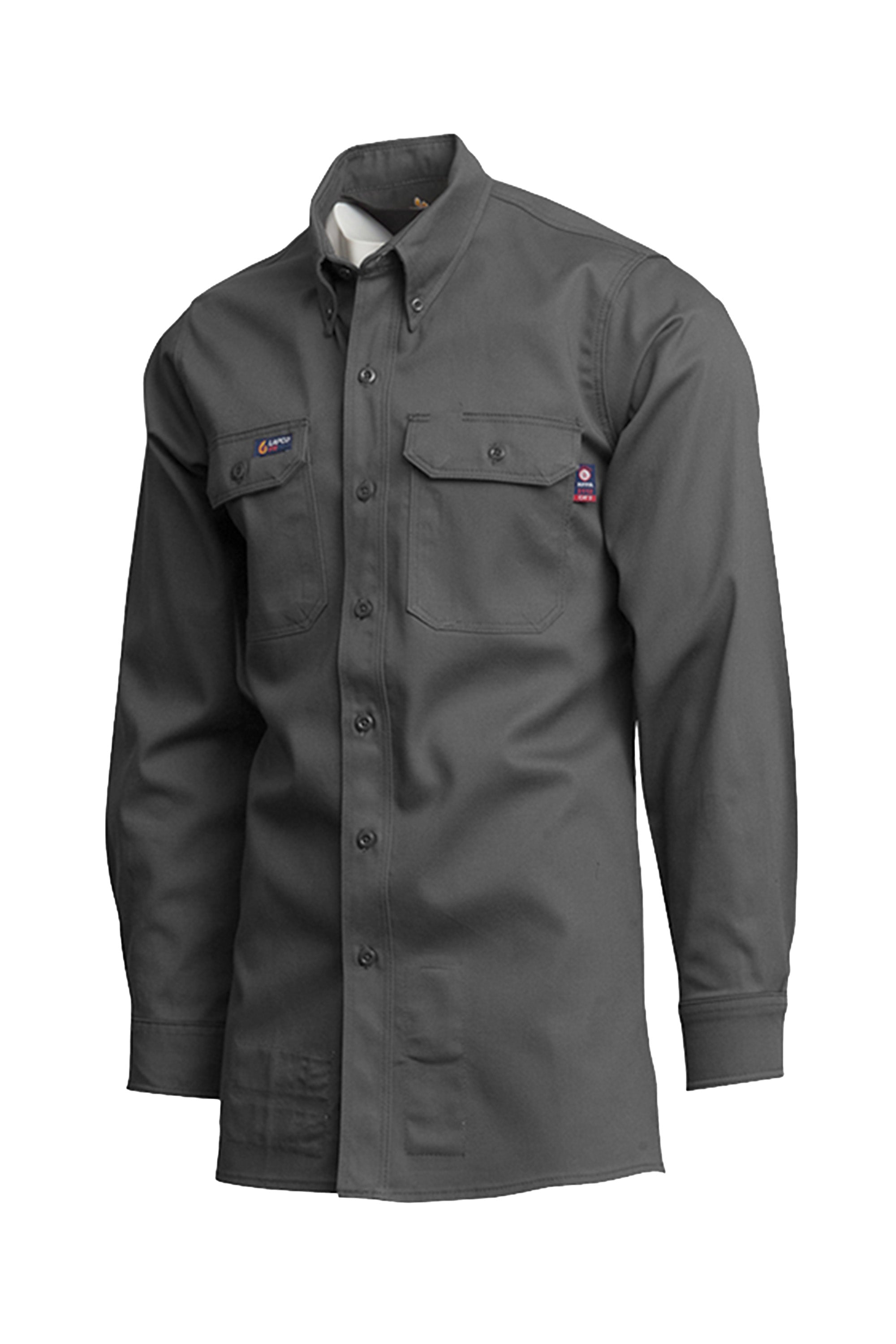 FR Uniform Shirt | 7oz. 100% Cotton | Gray