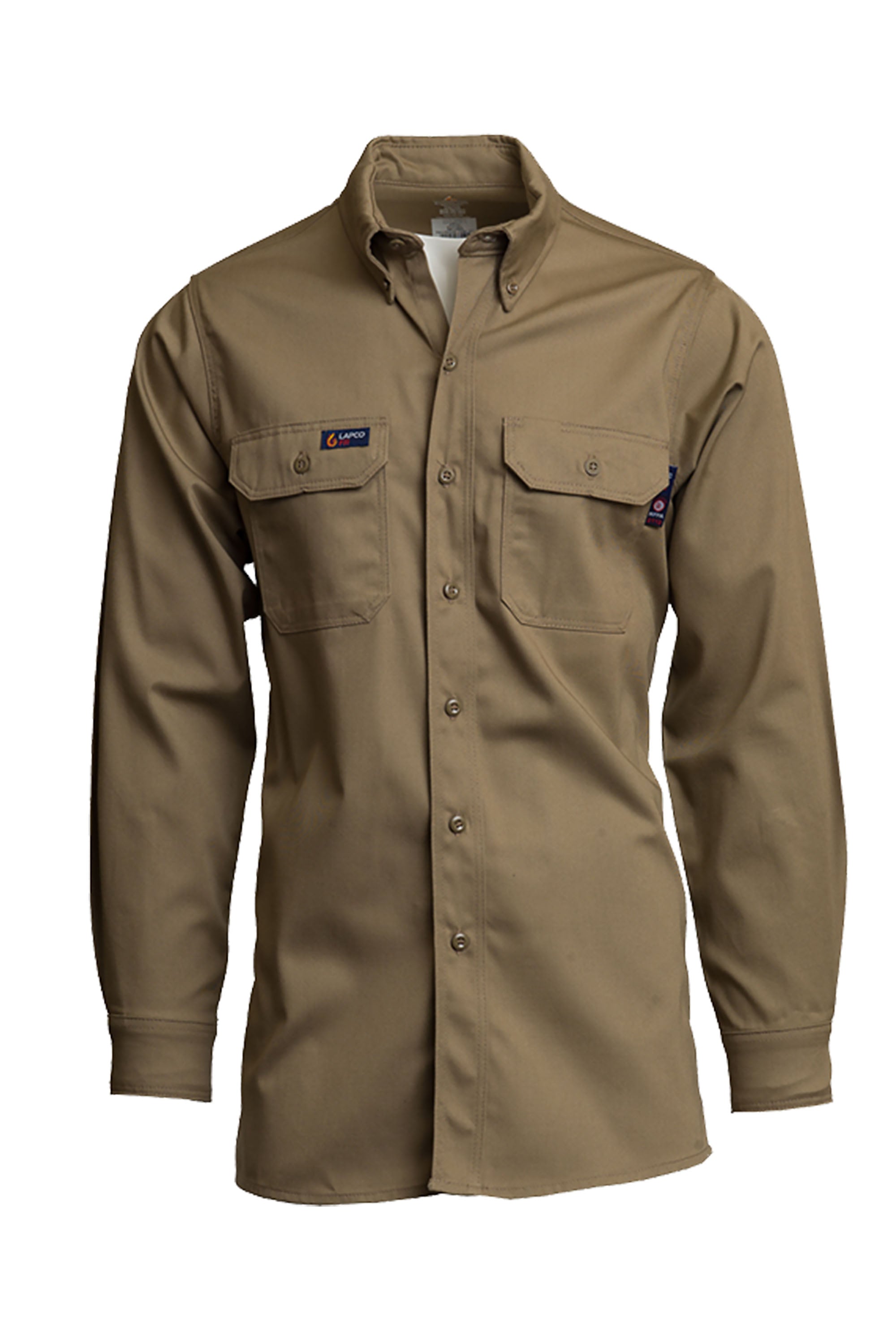 FR Uniform Shirt | 7oz. 100% Cotton | Khaki