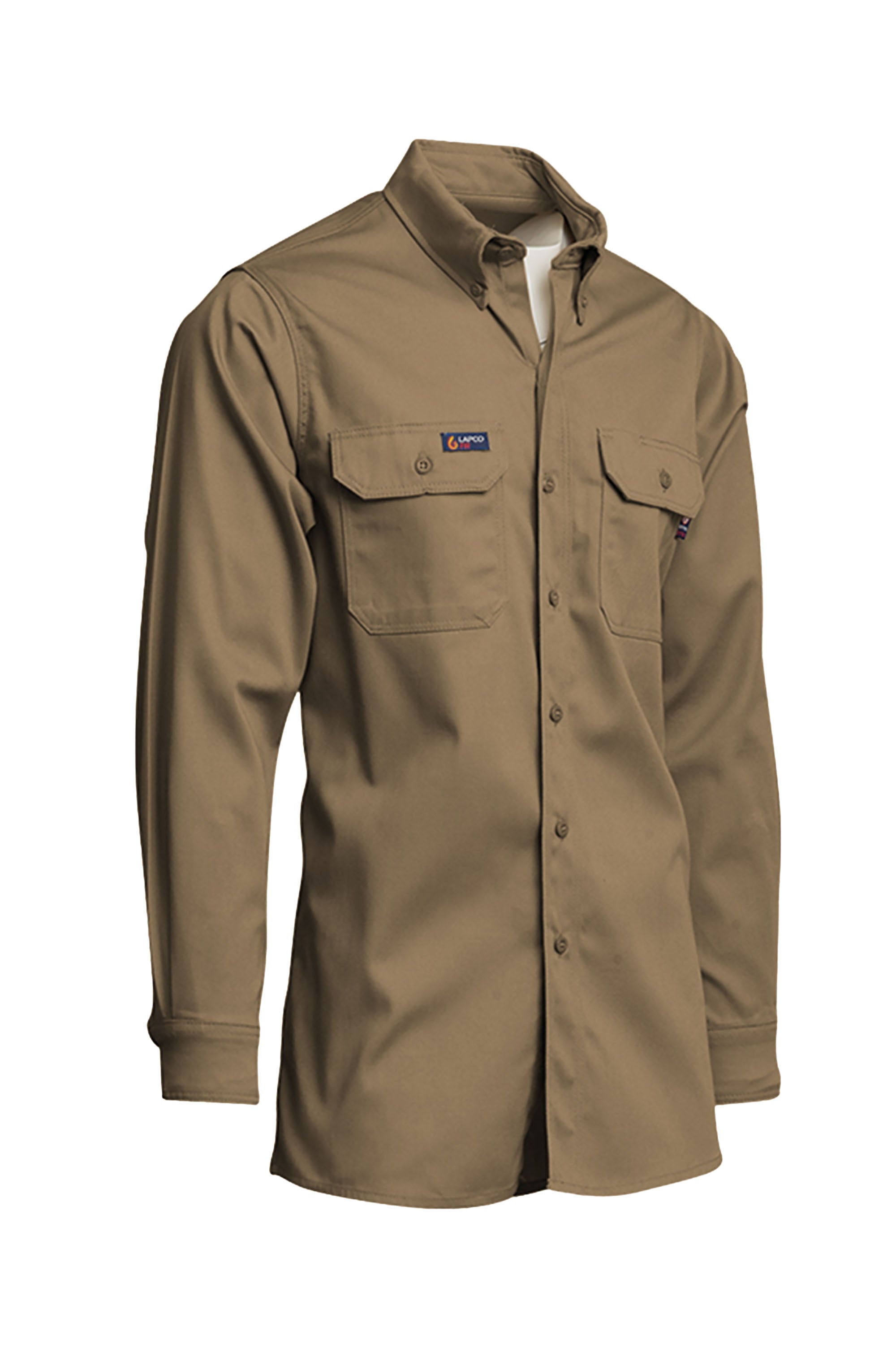 FR Uniform Shirt | 7oz. 100% Cotton | Khaki