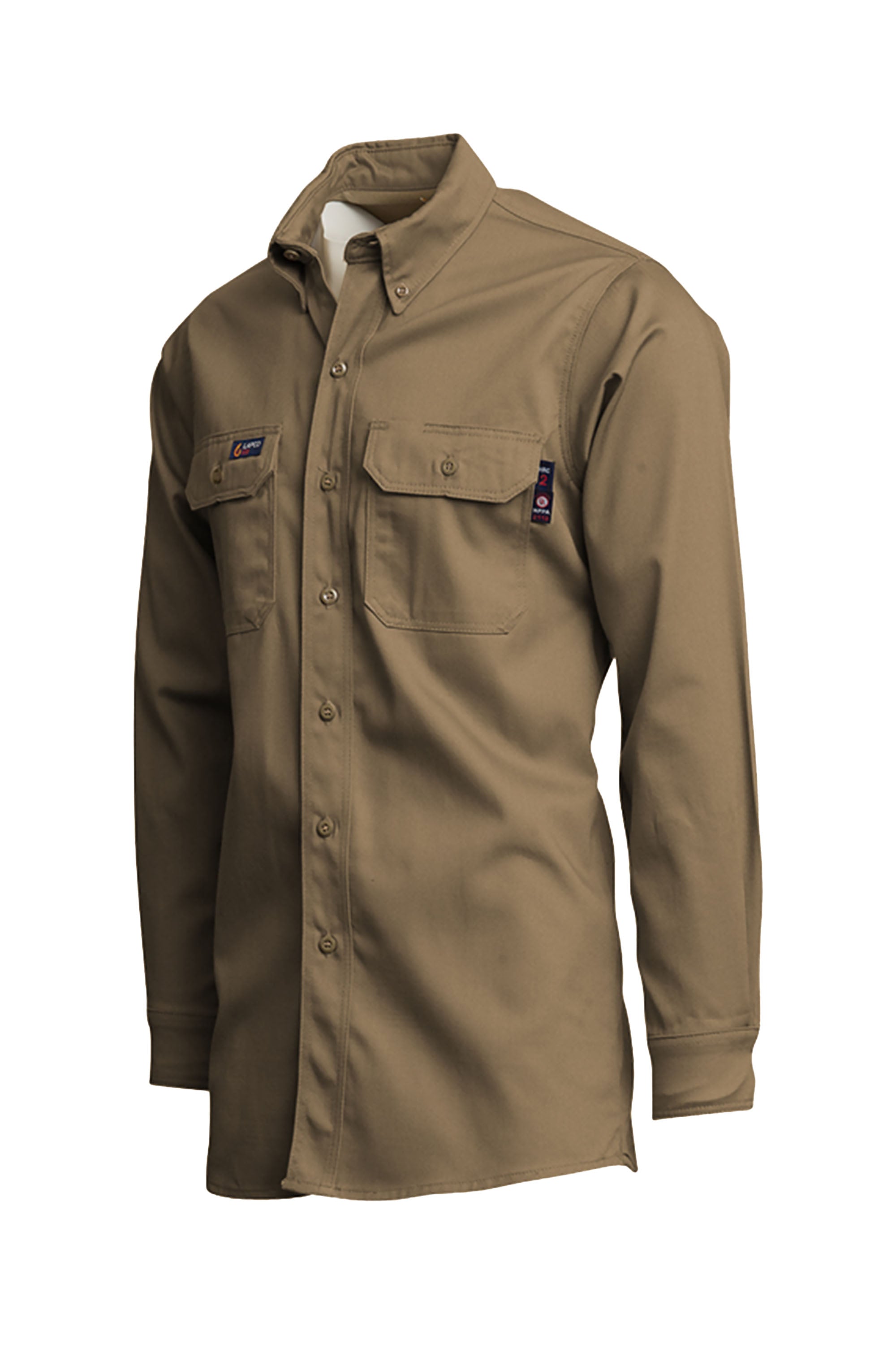 FR Uniform Shirt | 7oz. 100% Cotton | Khaki