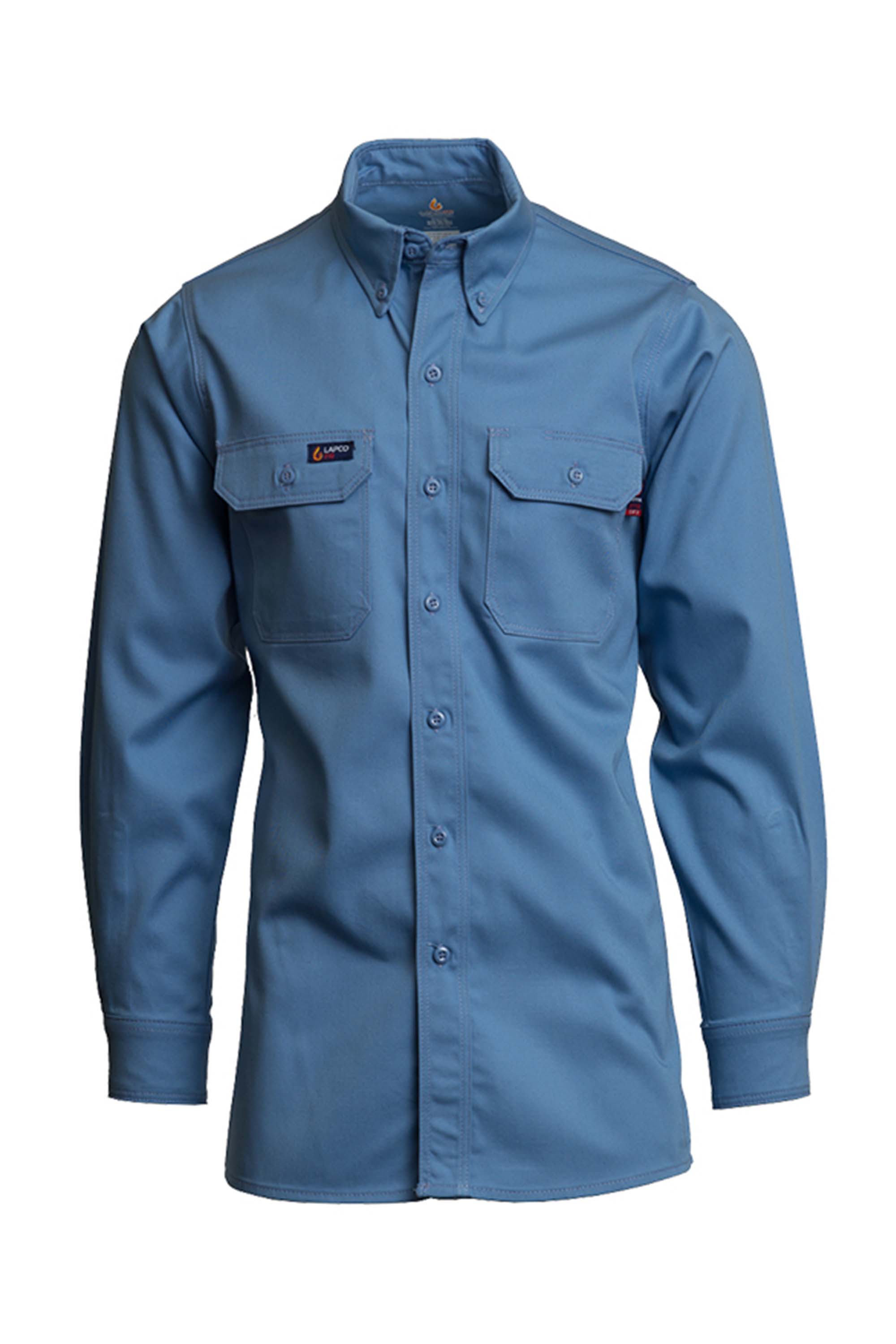 FR Uniform Shirt | 7oz. 100% Cotton | Medium Blue
