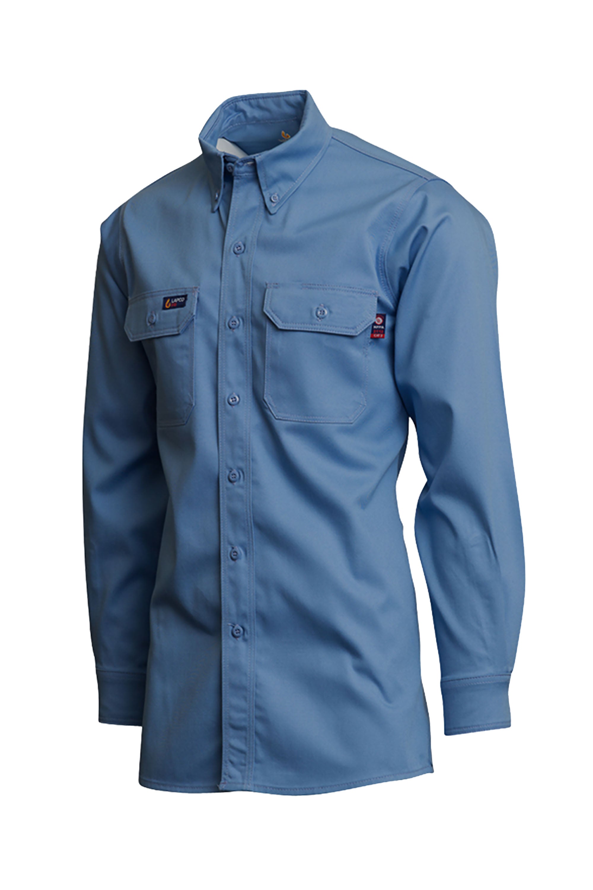 FR Uniform Shirt | 7oz. 100% Cotton | Medium Blue
