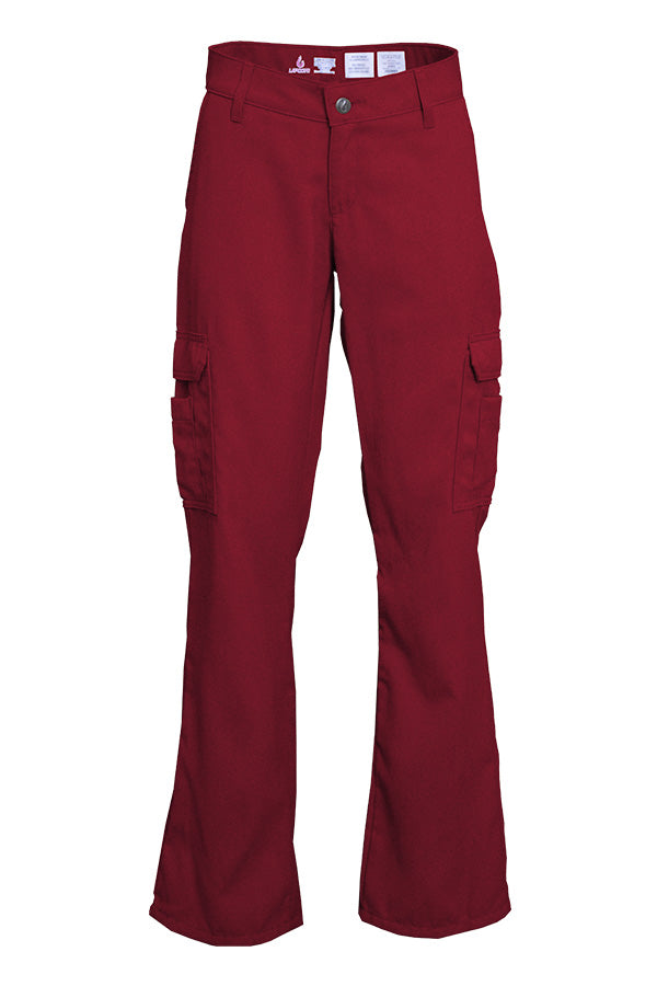 Women's FR Cargo Pants made with 5oz. TecaSafe One® Inherent | Red