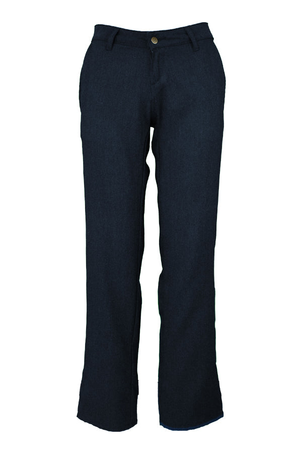 Ladies FR Uniform Pants made with 5oz. TecaSafe One® Inherent | Denim Navy