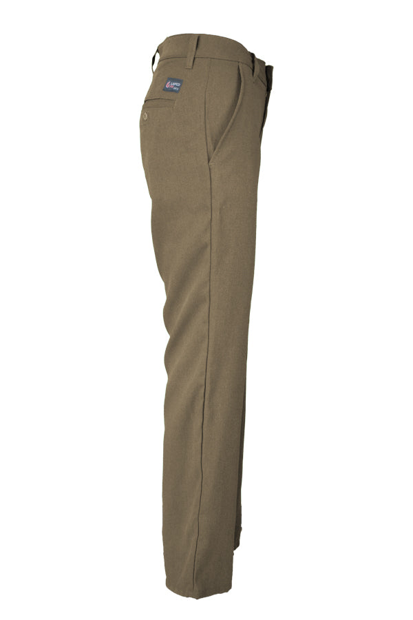 Ladies FR Uniform Pants made with 5oz. TecaSafe One® Inherent | Khaki