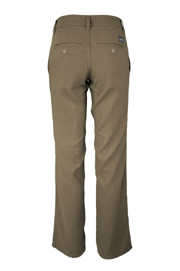 Ladies FR Uniform Pants made with 5oz. TecaSafe One® Inherent | Khaki