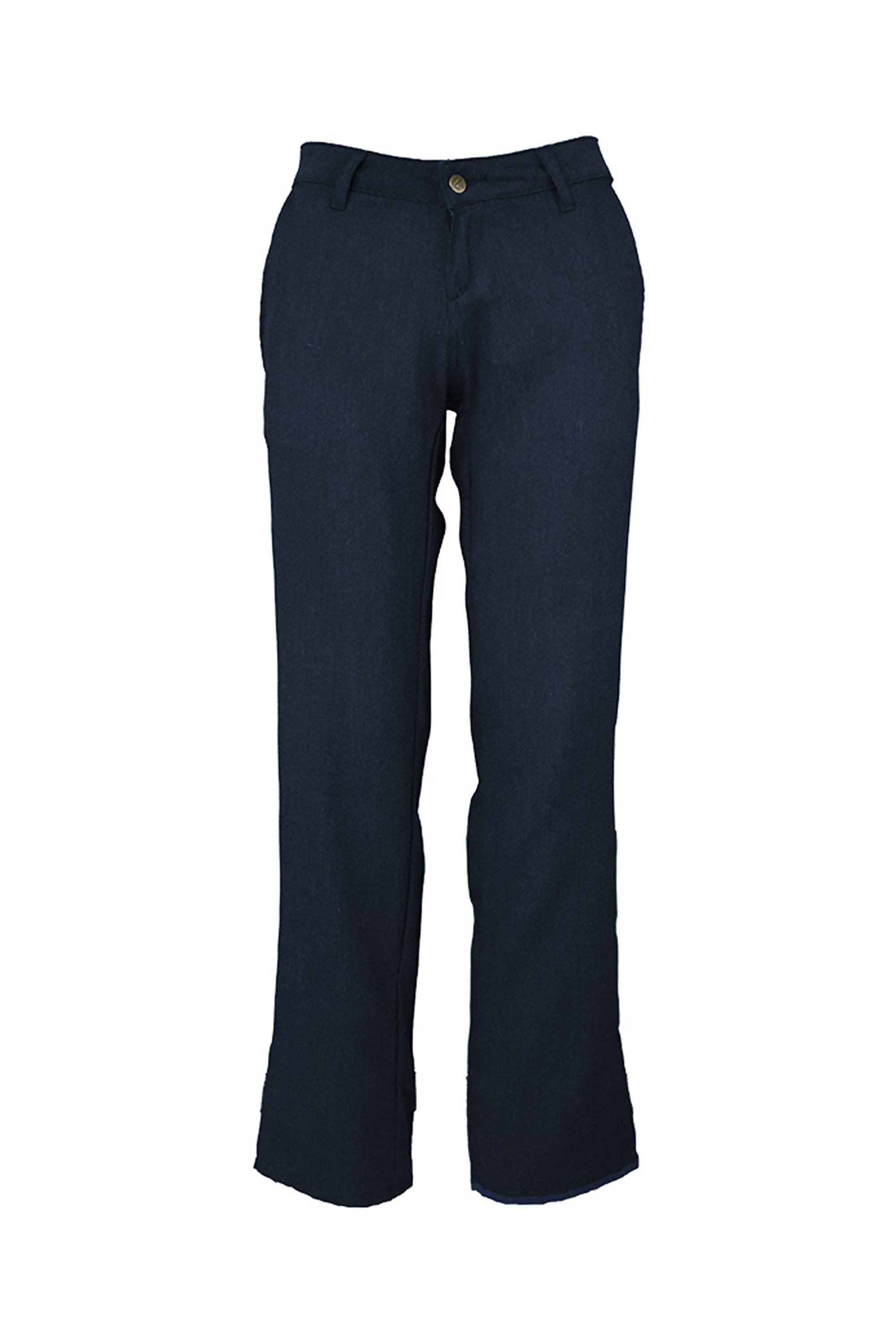 Women's FR Uniform Pants made with 5oz. TecaSafe One® Inherent | Denim Navy