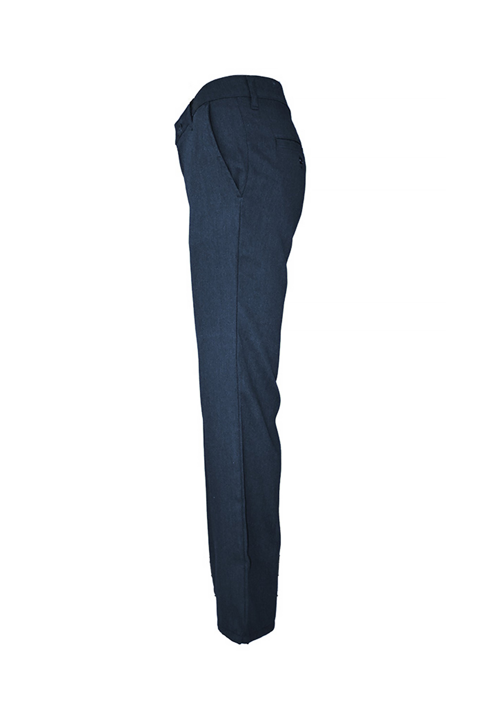 Women's FR Uniform Pants made with 5oz. TecaSafe One® Inherent | Denim Navy