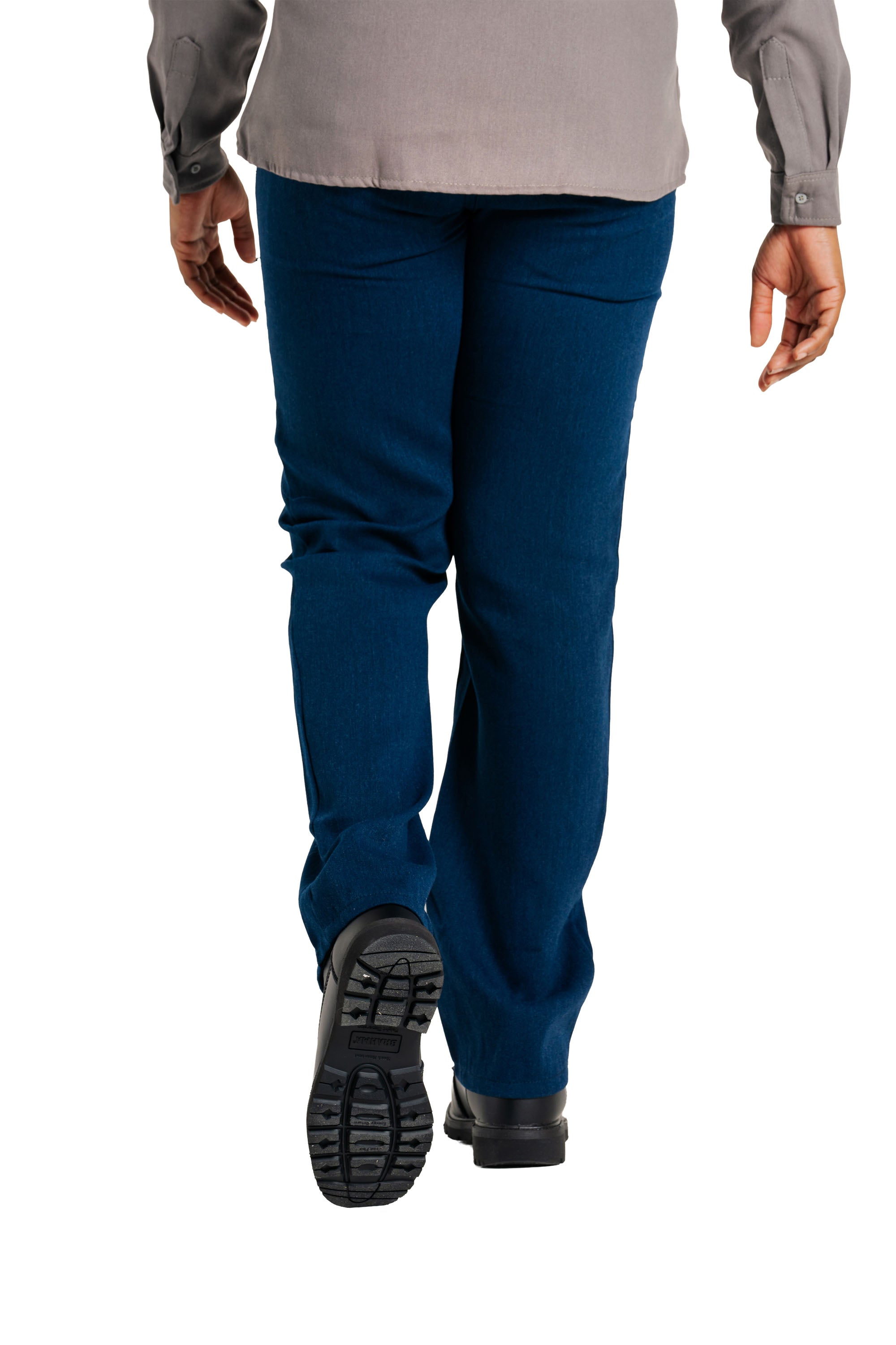 Women's FR Uniform Pants made with 5oz. TecaSafe One® Inherent | Denim Navy