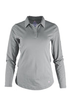 Women's FR Polo Shirt | 6oz. 93/7 Blend Knit | Gray
