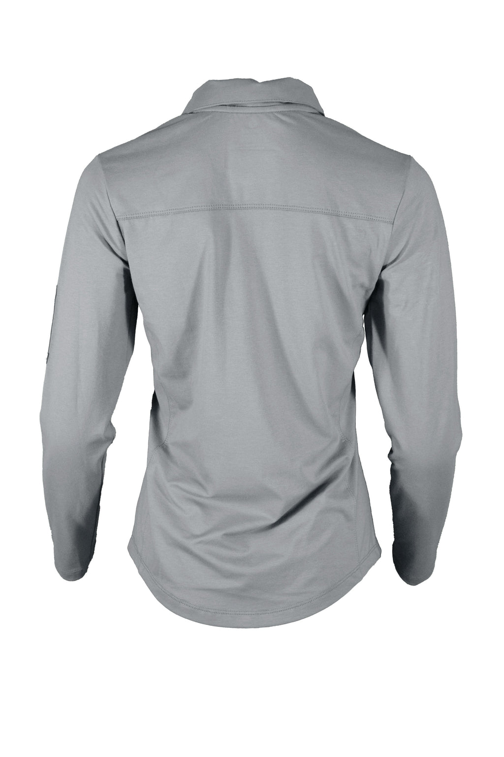 Women's FR Polo Shirt | 6oz. 93/7 Blend Knit | Gray