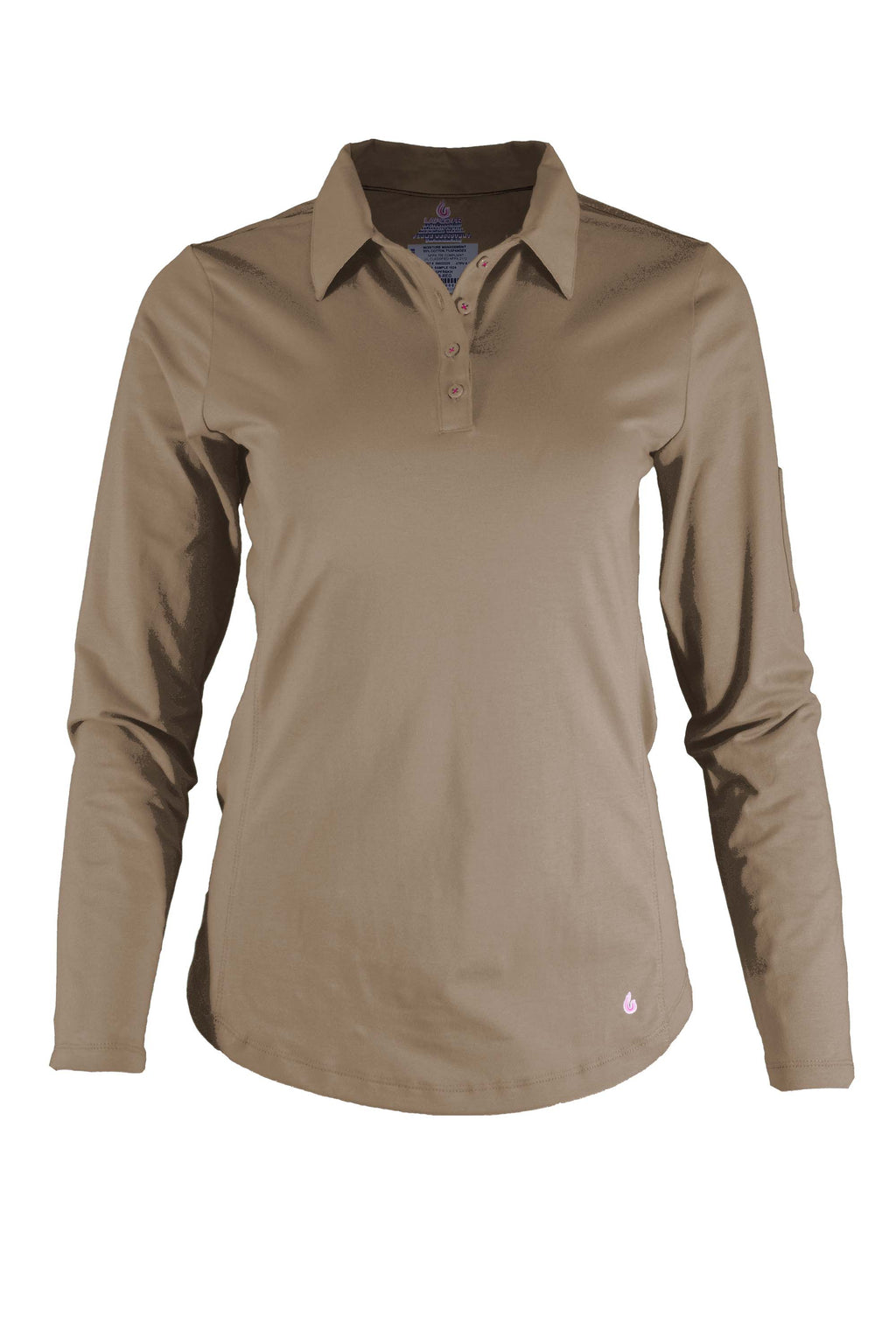 Women's FR Polo Shirt | 6oz. 93/7 Blend Knit | Khaki