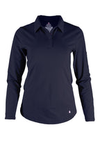 Women's FR Polo Shirt | 6oz. 93/7 Blend Knit | Navy