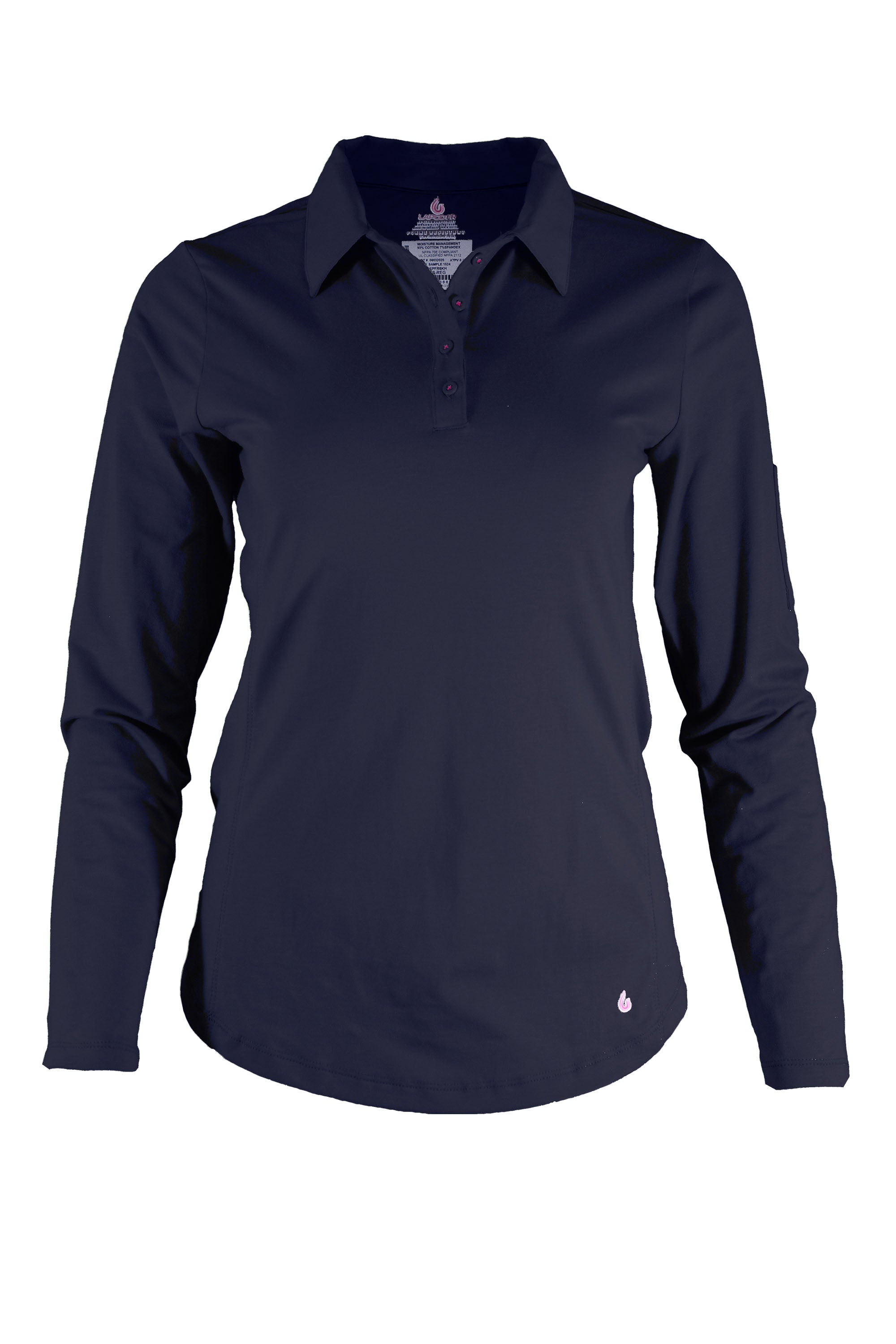 Women's FR Polo Shirt | 6oz. 93/7 Blend Knit | Navy