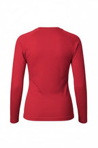 Women's FR Raglan Henley – 6oz. Inherent Knit | Red