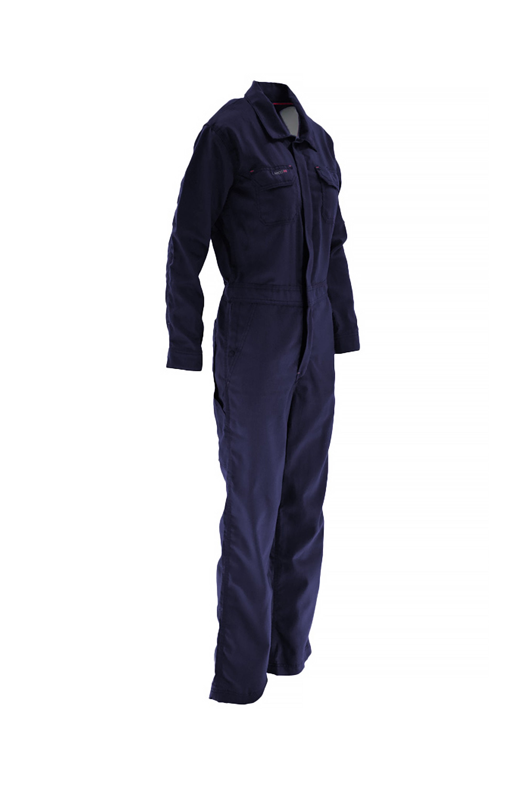 Women's FR Modern Coveralls | 5oz. TecaSafe One® Inherent | Denim Navy