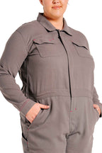 Women's FR Modern Coveralls | 5oz. TecaSafe One® Inherent | Gray