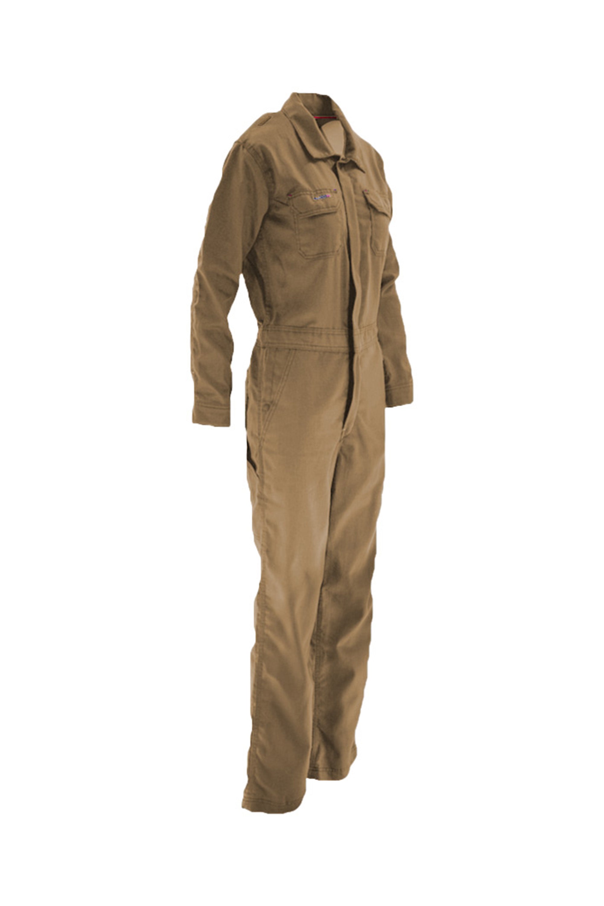 Women's FR Modern Coveralls | 5oz. TecaSafe One® Inherent | Khaki