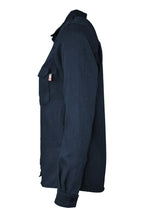 Women's FR Uniform Shirts made with 5oz. TecaSafe One® Inherent | Denim Navy
