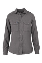 Women's FR Uniform Shirts made with 5oz. TecaSafe One® Inherent | Gray
