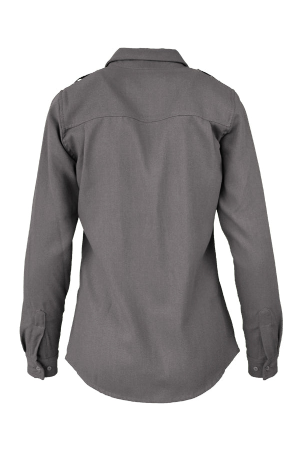 Women's FR Uniform Shirts made with 5oz. TecaSafe One® Inherent | Gray