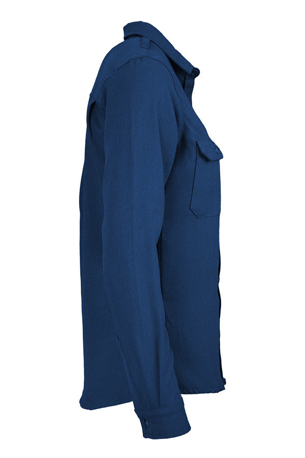 Women's FR Uniform Shirts made with 5oz. TecaSafe One® Inherent | Royal
