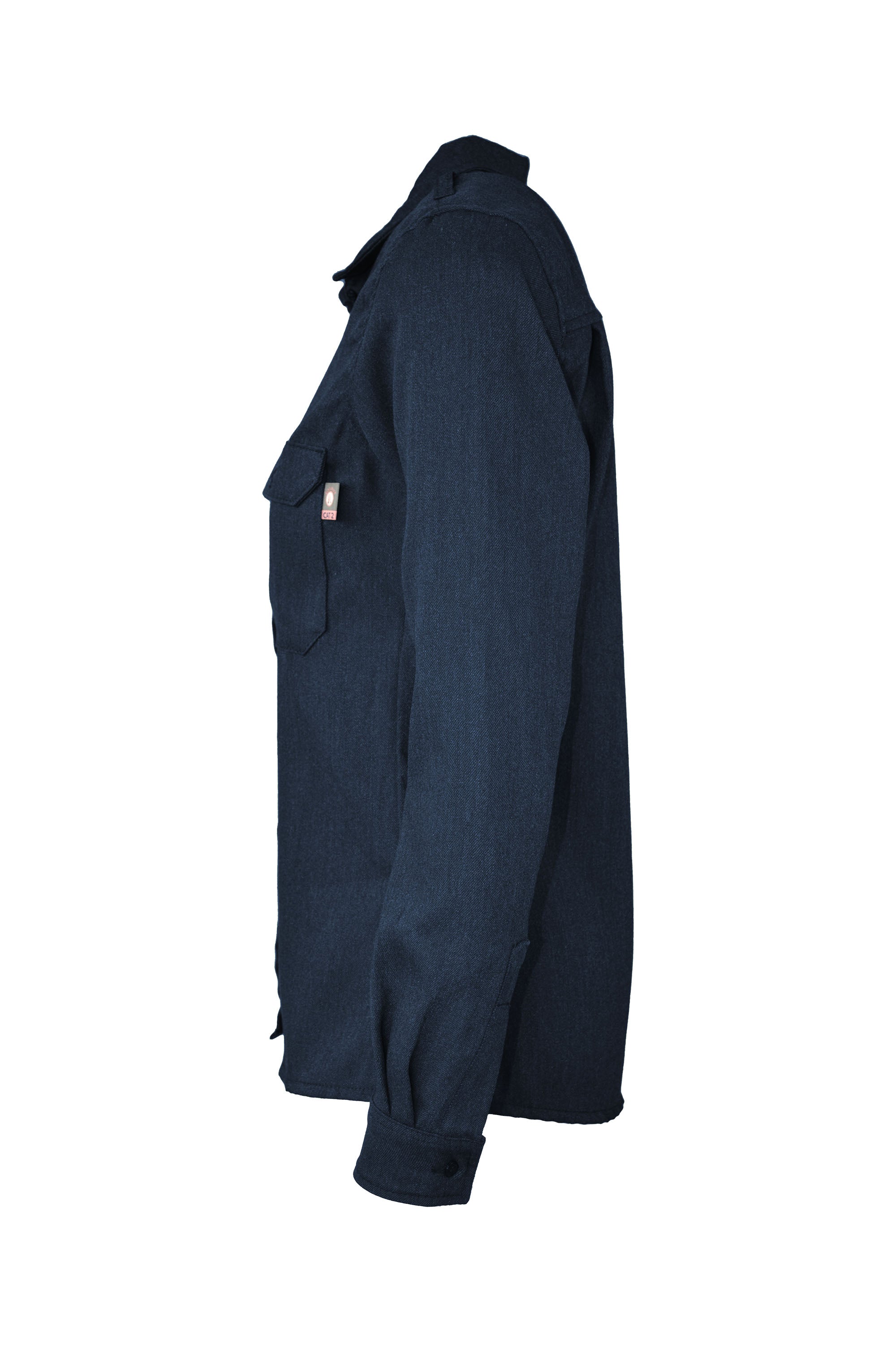 Women's FR Uniform Shirts made with 5oz. TecaSafe One® Inherent | Denim Navy