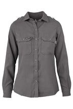 Women's FR Uniform Shirts made with 5oz. TecaSafe One® Inherent | Gray