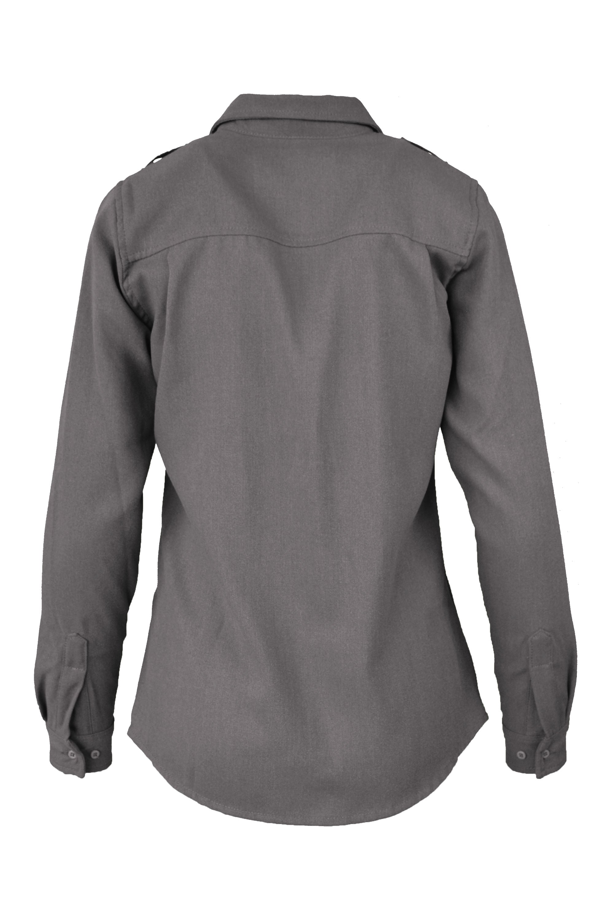 Women's FR Uniform Shirts made with 5oz. TecaSafe One® Inherent | Gray