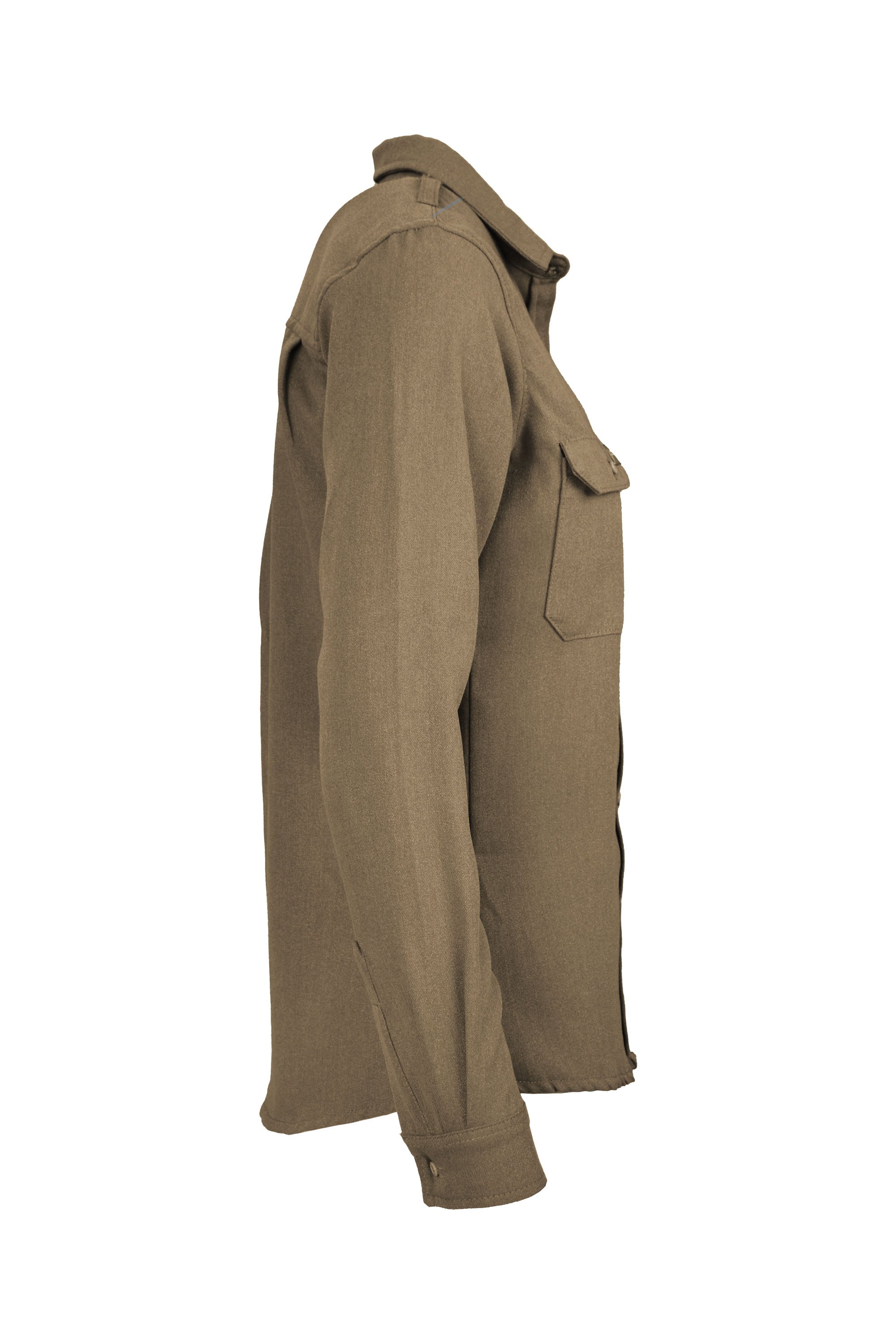 Women's FR Uniform Shirts made with 5oz. TecaSafe One® Inherent | Khaki