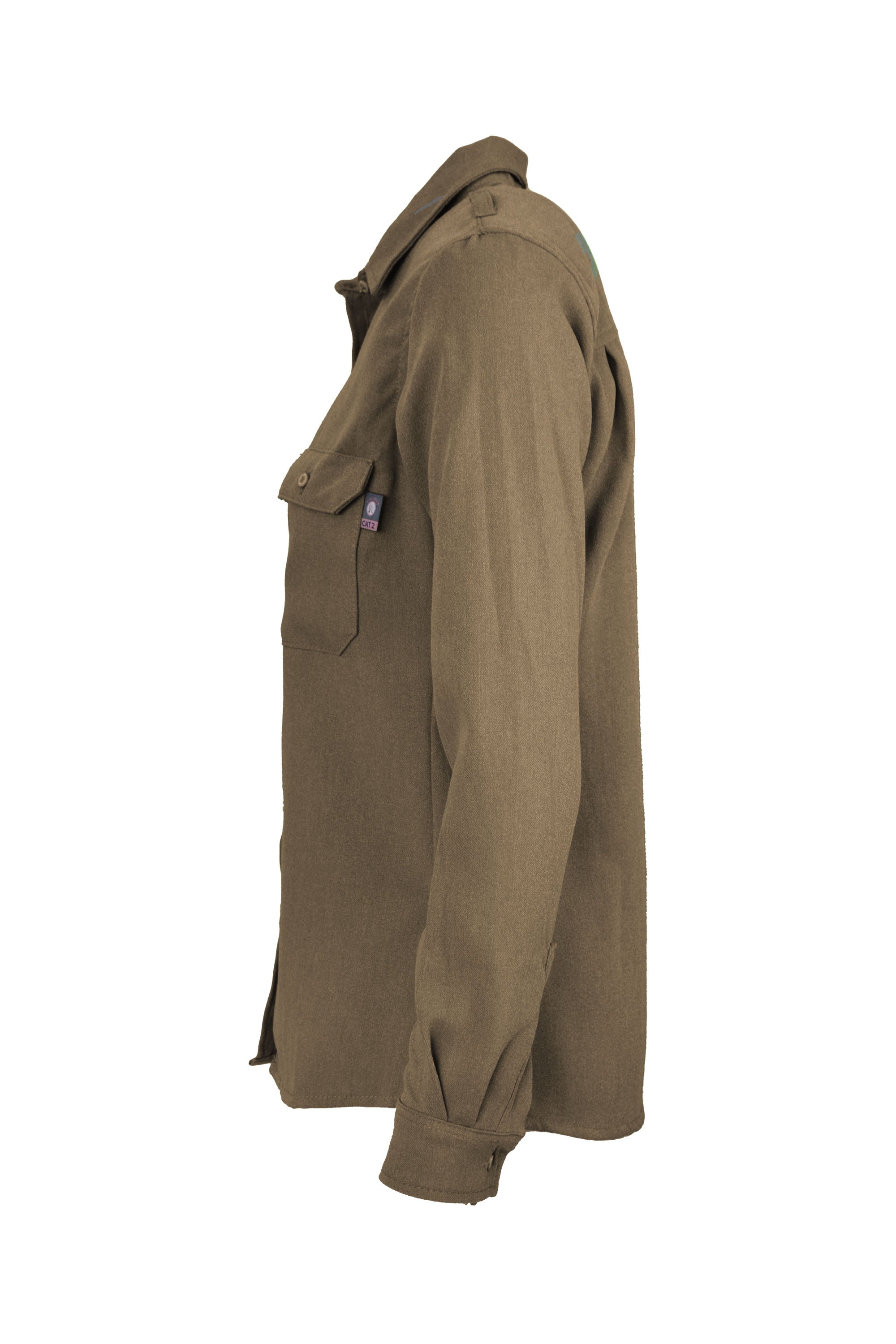 Women's FR Uniform Shirts made with 5oz. TecaSafe One® Inherent | Khaki