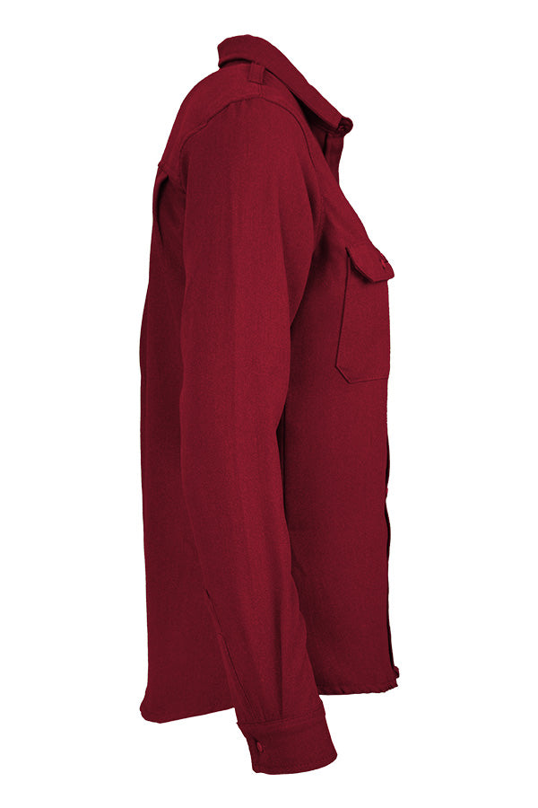 Women's FR Uniform Shirts made with 5oz. TecaSafe One® Inherent | Red