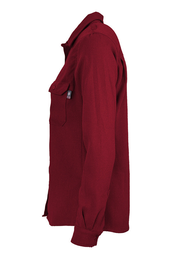 Women's FR Uniform Shirts made with 5oz. TecaSafe One® Inherent | Red
